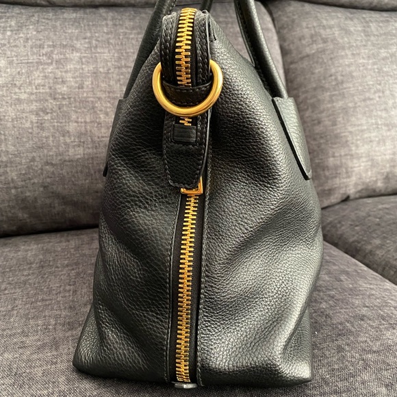 PRADA
Black Vitello Daino Leather Bauletto Top Handle Bag - Picture 13 of 17